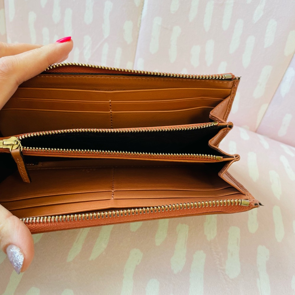 GUCCI WEBLINE ZIP LONG WALLET - Picture 6 of 12